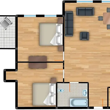 Residenz Am Balmer - Bs 69 Mit Wellnessbereich Appartamento